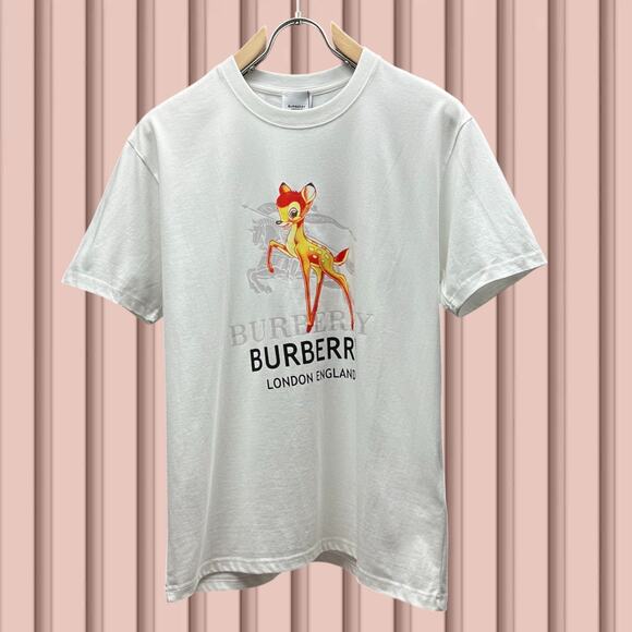 Burberry Men's White Short Sleeve